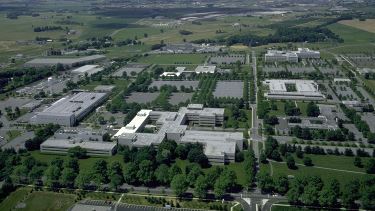 Aerial view of Air Products' headquarters campus in Trexlertown, Pennsylvania