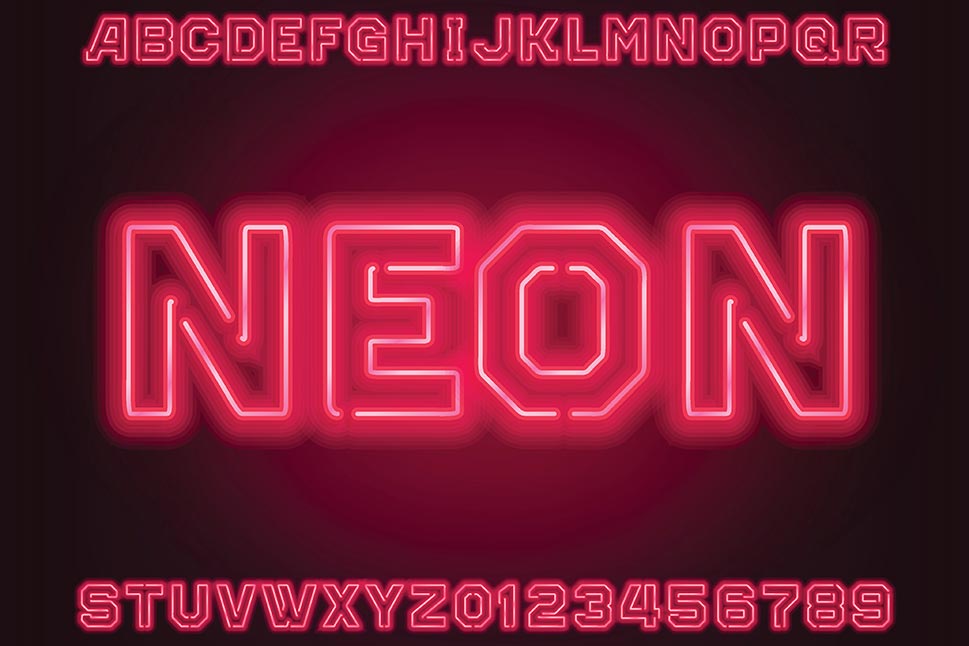 Neon sign