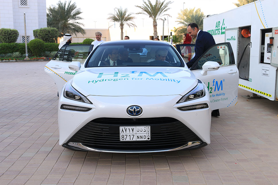 Hydrogen powered car in Oman
